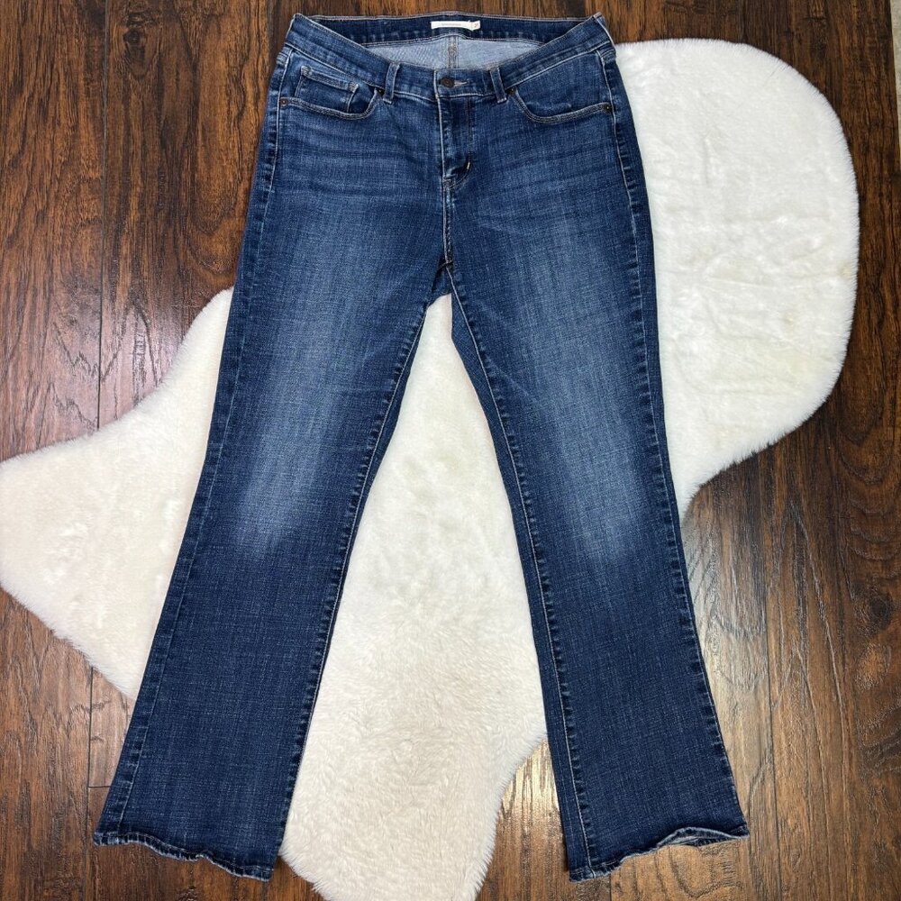 Levi's Jeans 31 Curvy Bootcut Medium Wash Mid-Rise‎ Stretch Women's